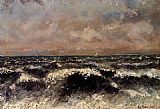 Gustave Courbet Canvas Paintings - Marine 2